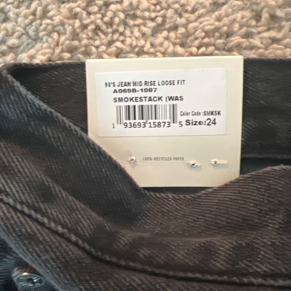 Agolde 90's Mid Rise Jeans - Picture 2 of 3